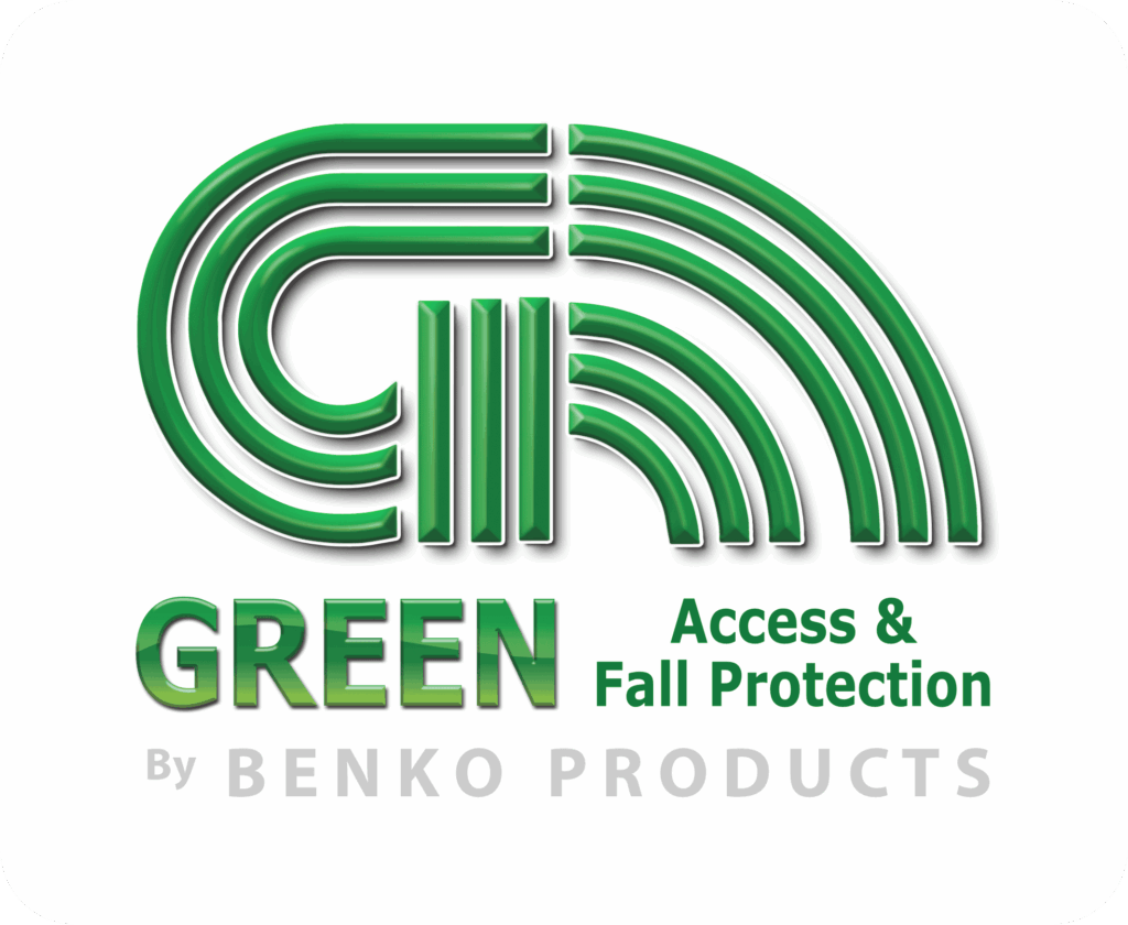 Green logo with Benko